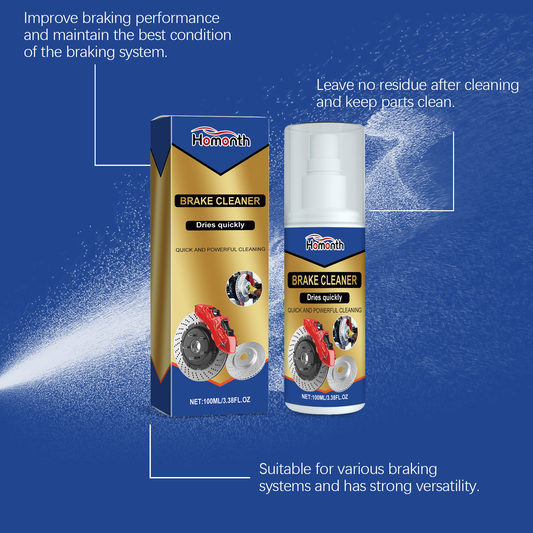 Dirty vehicle brake system cleaner