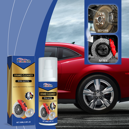 Dirty vehicle brake system cleaner