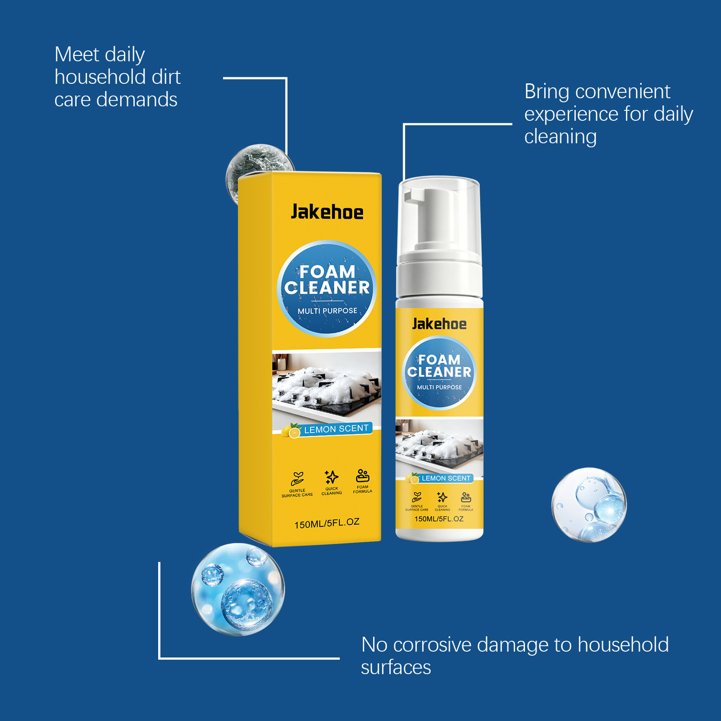 Jakehoe Multipurpose Foam Cleaner