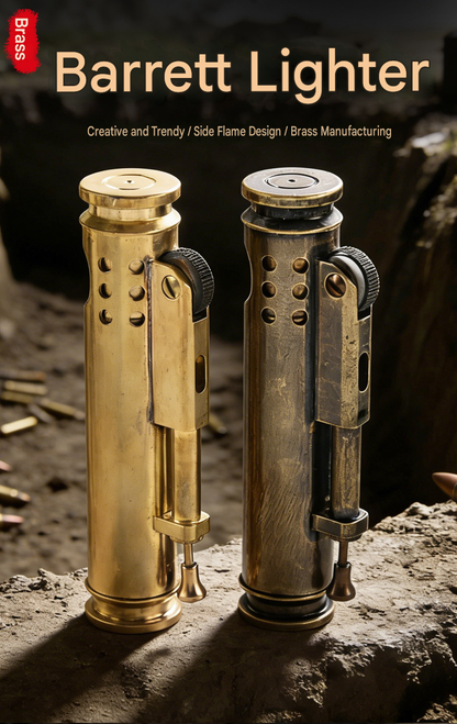 Brass shell casing lighter