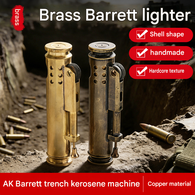 Brass shell casing lighter