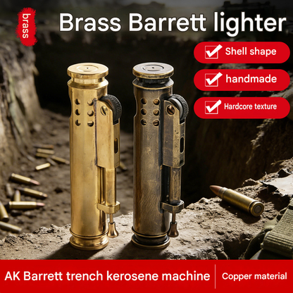 Brass shell casing lighter