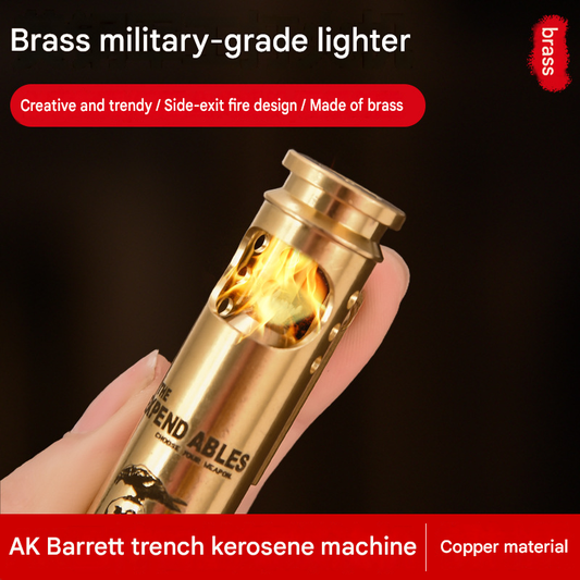 Brass shell casing lighter