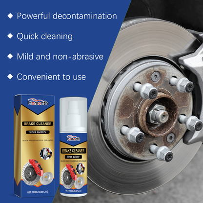 Dirty vehicle brake system cleaner