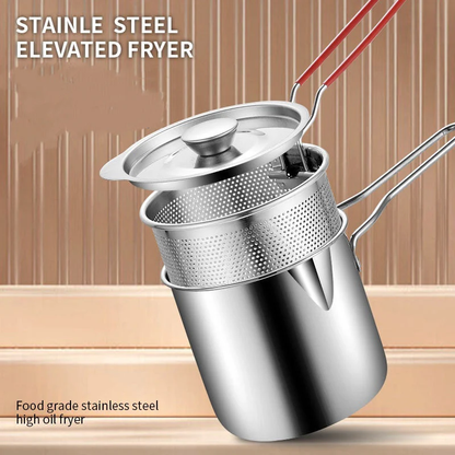 🎁Exclusive offer for our fans! Limited-time low price!🎁Household stainless steel fryer