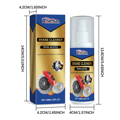 Dirty vehicle brake system cleaner